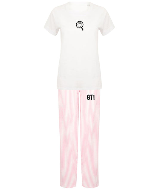 GTI White/Pink Pyjama set