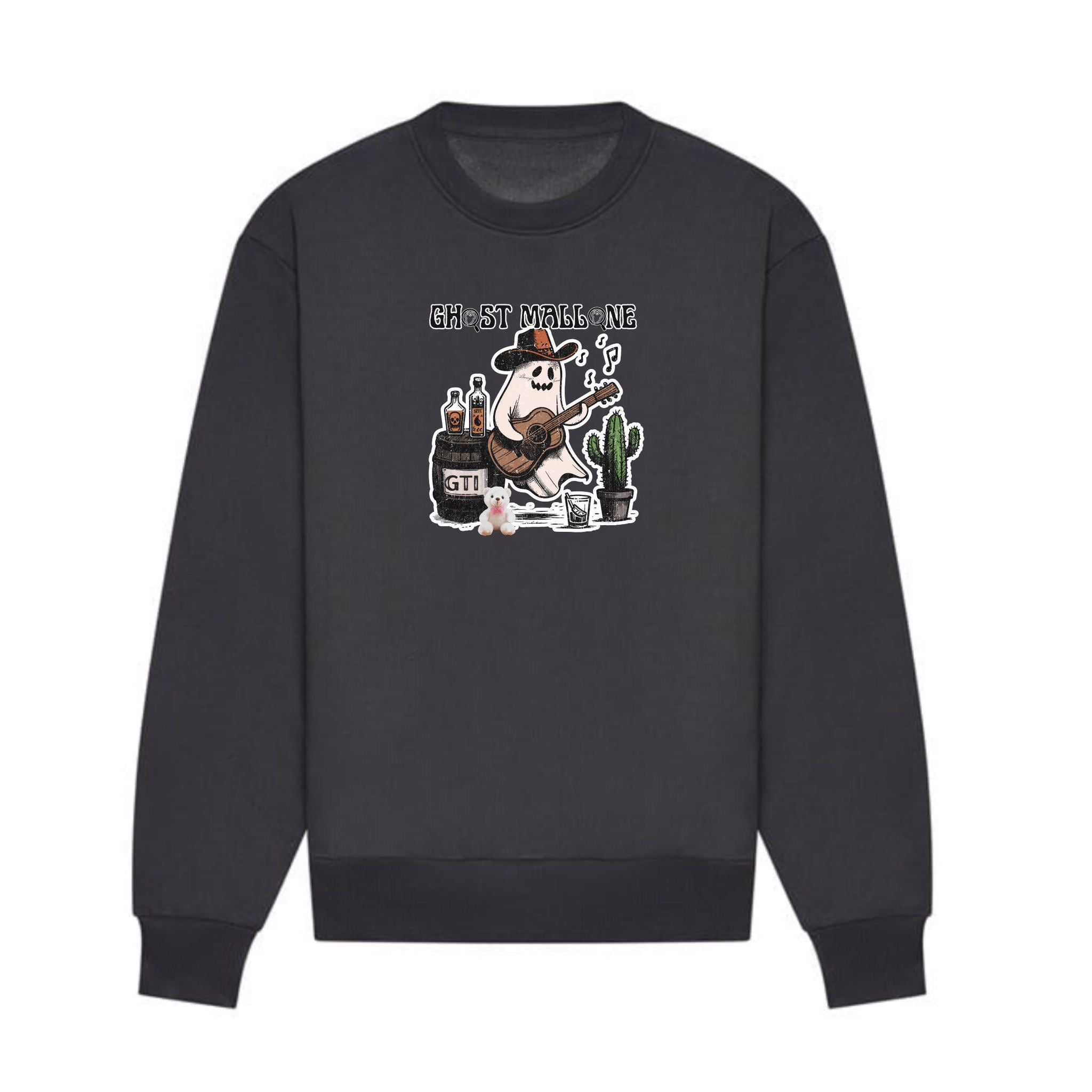 Ghost Mallone Sweatshirt - Grey